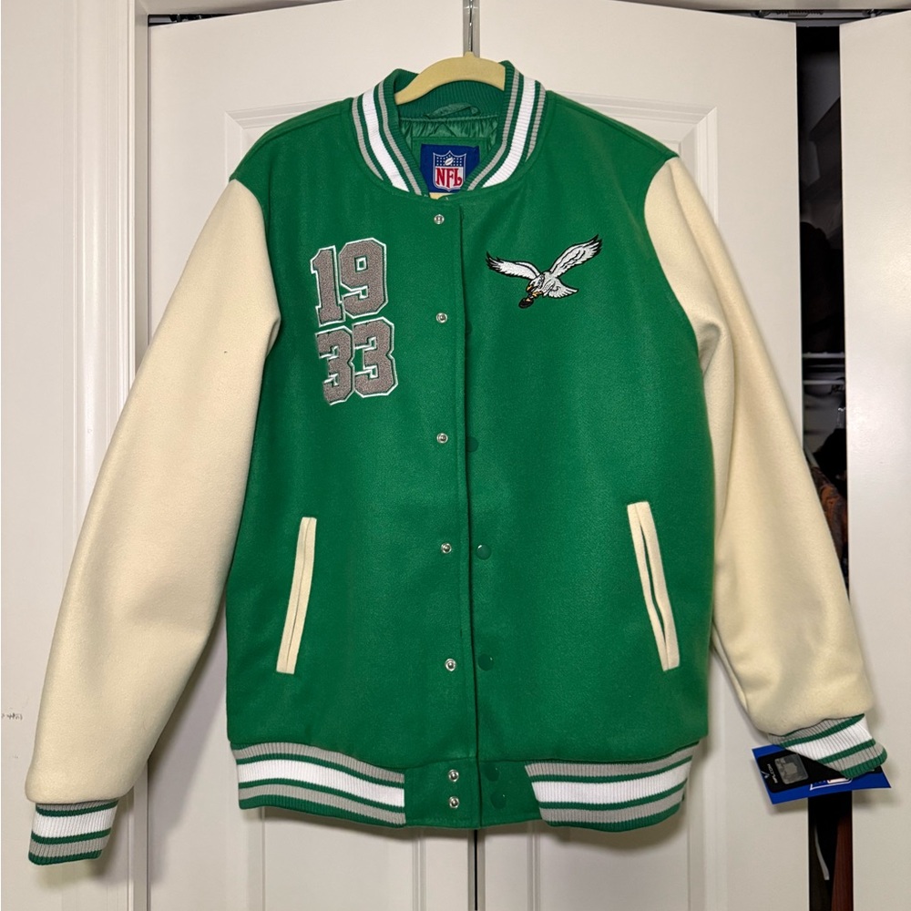 NFL Kelly Green Varsity Jacket